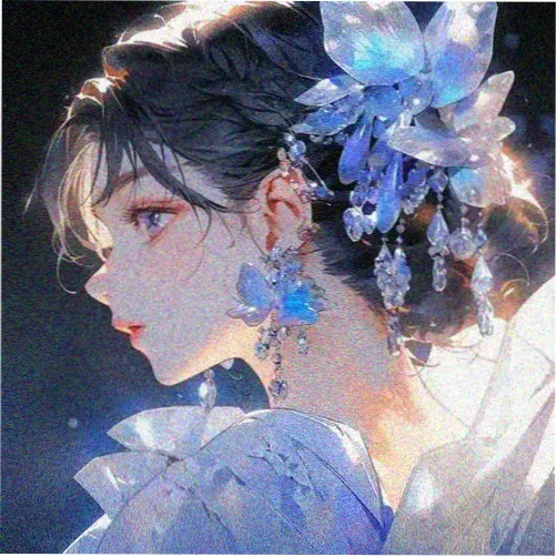 声音设计师苏晚的人物头像插画